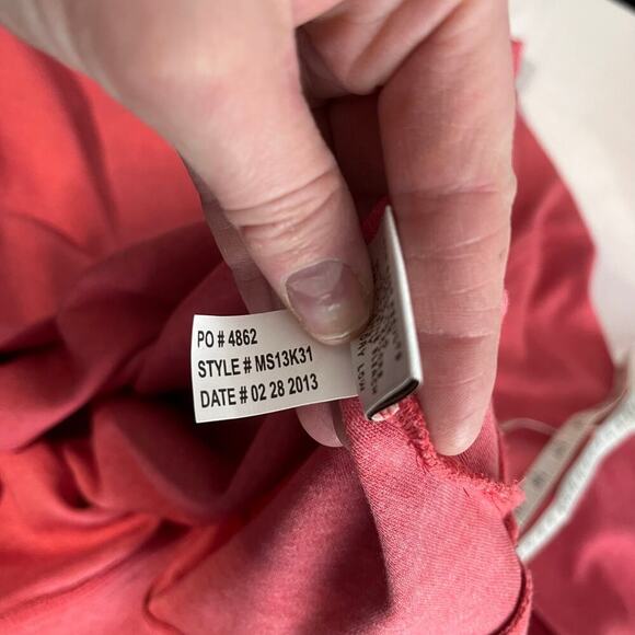 Peter Millar Crown Comfort Salmon Pink 1/4 Zip Pullover Sweater Men's Size XL - Picture 5 of 6